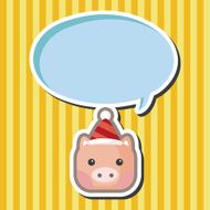 animal pig cartoon theme elements N11