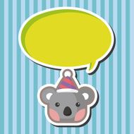 animal koala cartoon theme elements N5