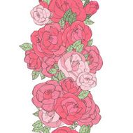 Seamless background with roses N7