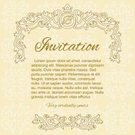 Invitation card template N18