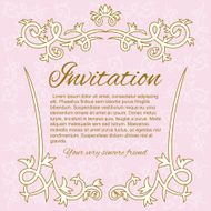 Invitation card template N20