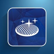 vector button glass orb disco icon round N2