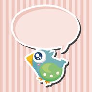 bird cartoon theme elements N20