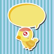 bird cartoon theme elements N22