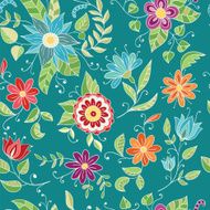 Seamless pattern with flowers N66