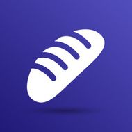 bread bakery symbols design logo template food