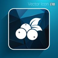 blueberry farm juicy illustration logo symbol vector N3