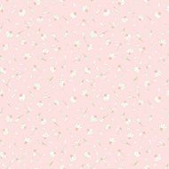 Seamless pattern with cute chamomile flowers N3