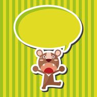 animal bear cartoon theme elements N10