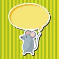 animal mouse cartoon theme elements N12