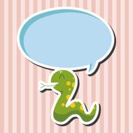 animal snake cartoon theme elements N5