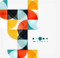 Semicircle triangle pattern N46