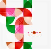 Semicircle triangle pattern N48