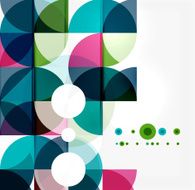 Semicircle triangle pattern N49