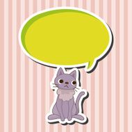 animal cat cartoon theme elements N11