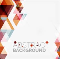 Abstract geometric background Modern overlapping triangles N99