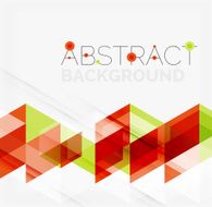 Abstract geometric background Modern overlapping triangles N118