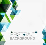 Abstract geometric background Modern overlapping triangles N120