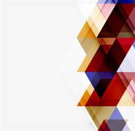 Abstract geometric background Modern overlapping triangles N122