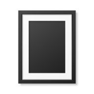 Realistic black frame A4 N4