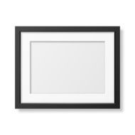 Realistic black frame A4 N5