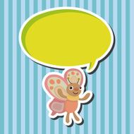 butterfly theme elements vector eps N10