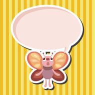 butterfly theme elements vector eps N13