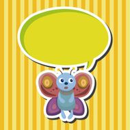 butterfly theme elements vector eps N14