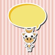 animal cow cartoon theme elements N7
