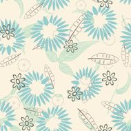 cartoon leaves and flowers N2