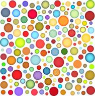joyful sphere bubble pattern in multiple color
