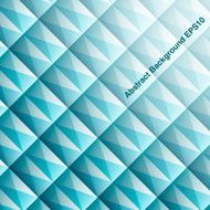 Green geometric abstract background with triangles Vector