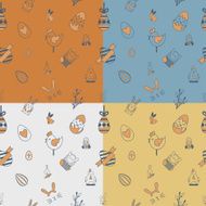 Easter Seamless Pattern N30
