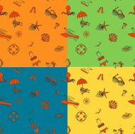 Four Background in Different Colors N13