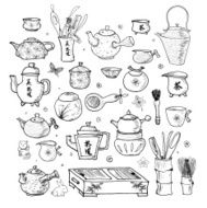 Eastern tea ceremony objects N3