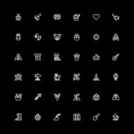 Summer icons Buttons