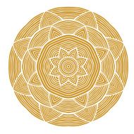Simple round ornamet
