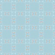 Blue floral seamless pattern N5