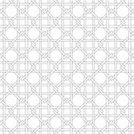 Black and white geometric seamless pattern N152