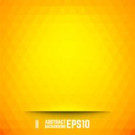 Yellow abstract triangle background