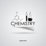 Chemistry vector illustration N2