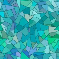 Seamless pattern of geometric mosaic