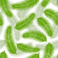 Palm leaves seamless