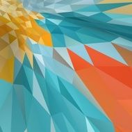 Low polygon Triangle Pattern Background N491