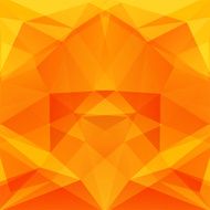 abstract background consisting of yellow orange triangles N7