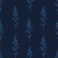 Seamless hand-drawn floral pattern with herbs N26