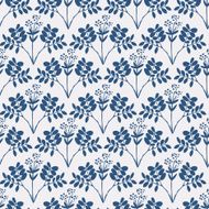 Seamless hand-drawn floral pattern with herbs N35
