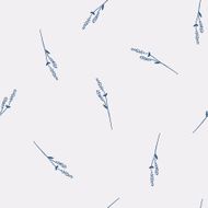 Seamless hand-drawn floral pattern with herbs N39