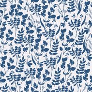 Seamless hand-drawn floral pattern with herbs N40
