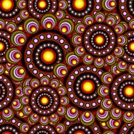Seamless colorful pattern in oriental style